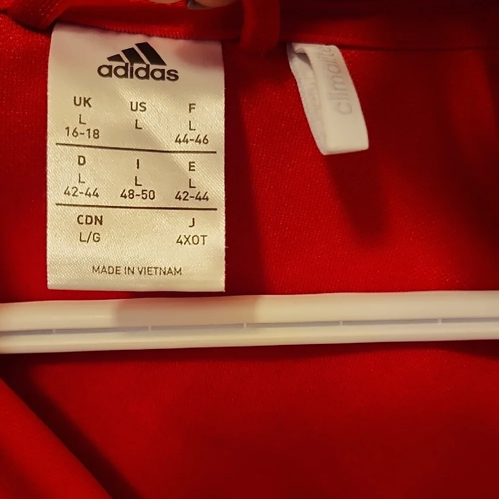 ADIDAS Red Track Jacket - Picture 6 of 7